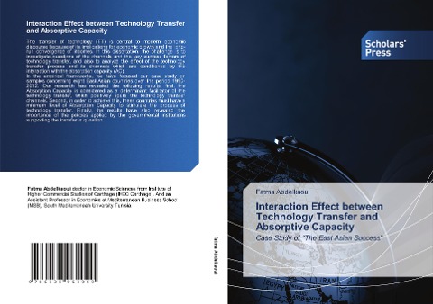 Interaction Effect between Technology Transfer and Absorptive Capacity: Case Study of "The East Asian Success"