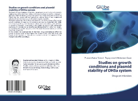 Studies on growth conditions and plasmid stability of DH5a system: Drugs on microbes