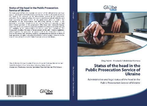 Status of the head in the Public Prosecution Service of Ukraine: Administrative and legal status of the head in the Public Prosecution Service of Ukraine