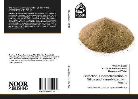Extraction, Characterization of Silica and Immobilized with Amino: hydrolysis of cellulose by modified silica