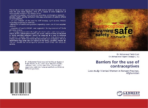 Barriers for the use of contraceptives: Case study: Married Women in Parwan Province, Afghanistan