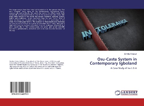 Osu-Caste System in Contemporary Igboland: A Case Study of Isu L.G.A