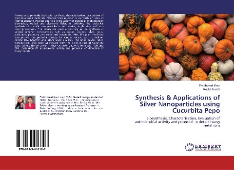 Synthesis & Applications of Silver Nanoparticles using Cucurbita Pepo: Biosynthesis, Characterisation, Evaluation of antimicrobial activity and potential to detect heavy metal ions