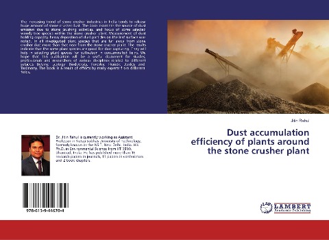 Dust accumulation efficiency of plants around the stone crusher plant