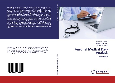 Personal Medical Data Analysis: Monograph