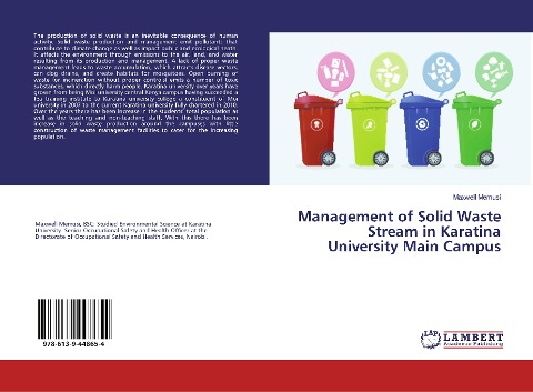 Management of Solid Waste Stream in Karatina University Main Campus