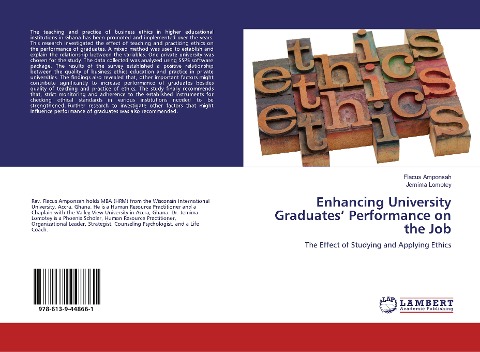 Enhancing University Graduates Performance on the Job: The Effect of Studying and Applying Ethics