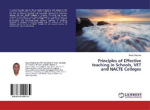 Principles of Effective teaching in Schools, VET and NACTE Colleges