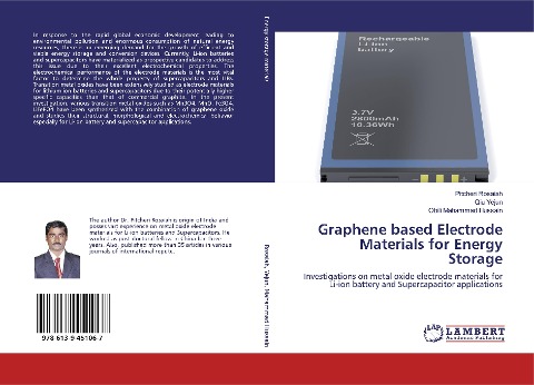 Graphene based Electrode Materials for Energy Storage: Investigations on metal oxide electrode materials for Li-ion battery and Supercapacitor applications