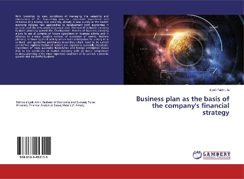 Business plan as the basis of the companys financial strategy
