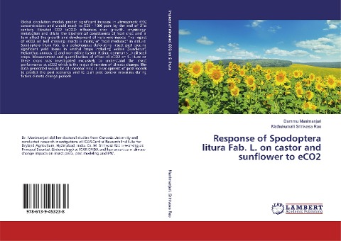 Response of Spodoptera litura Fab. L. on castor and sunflower to eCO2