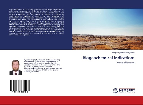 Biogeochemical indication:: Course of lectures