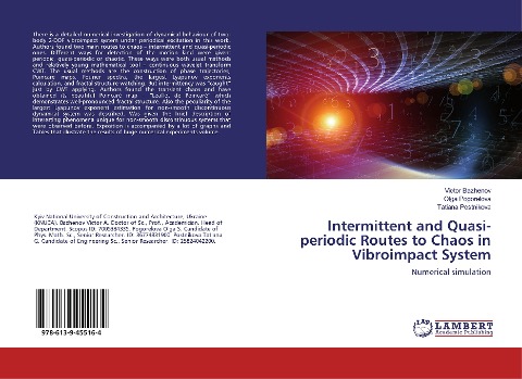 Intermittent and Quasi-periodic Routes to Chaos in Vibroimpact System: Numerical simulation
