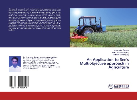 An Application to Sens Multiobjective approach in Agriculture