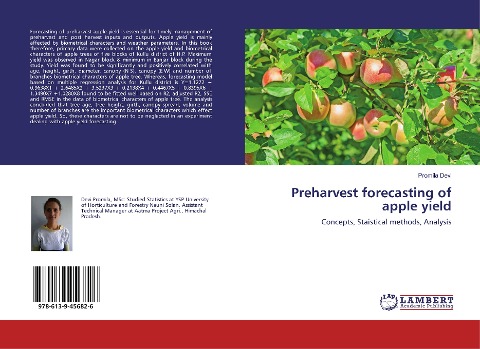 Preharvest forecasting of apple yield: Concepts, Staistical methods, Analysis