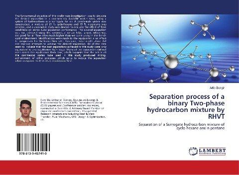 Separation process of a binary Two-phase hydrocarbon mixture by RHVT: Separation of a Surrogate hydrocarbon mixture of cyclo-hexane and n-pentane