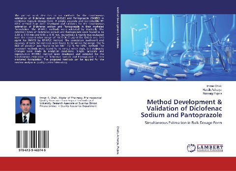 Method Development & Validation of Diclofenac Sodium and Pantoprazole: Simultaneous Estimation in Bulk Dosage Form