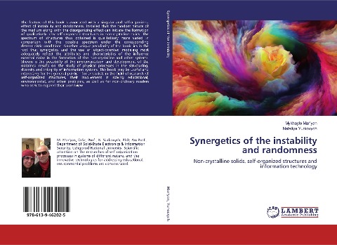 Synergetics of the instability and randomness: Non-crystalline solids, self-organized structures and information technology