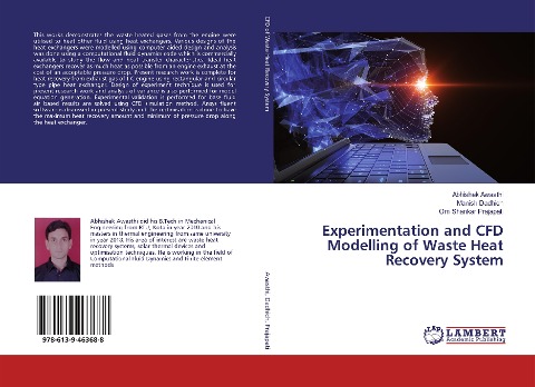 Experimentation and CFD Modelling of Waste Heat Recovery System