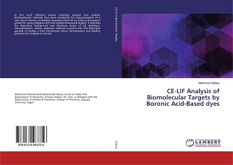 CE-LIF Analysis of Biomolecular Targets by Boronic Acid-Based dyes