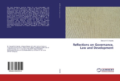 Reflections on Governance, Law and Development