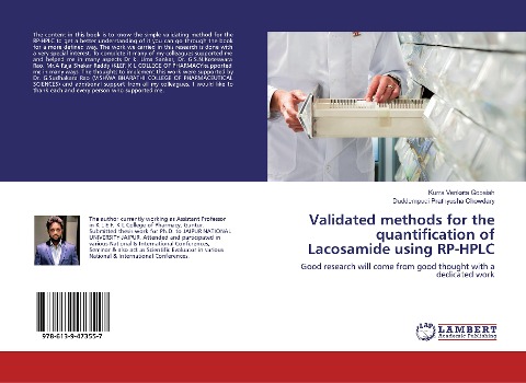 Validated methods for the quantification of Lacosamide using RP-HPLC: Good research will come from good thought with a dedicated work