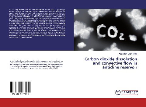 Carbon dioxide dissolution and convective flow in anticline reservoir