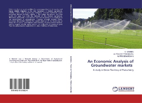 An Economic Analysis of Groundwater markets: A study in Union Territory of Puducherry