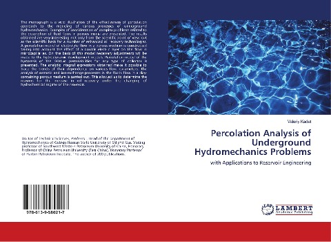 Percolation Analysis of Underground Hydromechanics Problems: with Applications to Reservoir Engineering