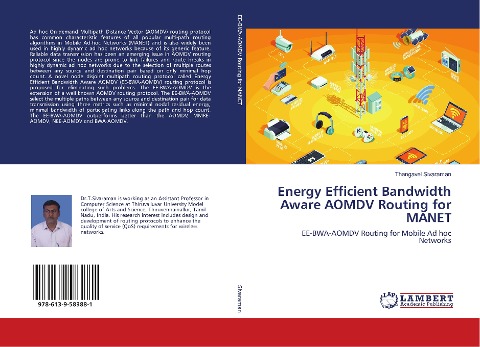 Energy Efficient Bandwidth Aware AOMDV Routing for MANET: EE-BWA-AOMDV Routing for Mobile Ad hoc Networks
