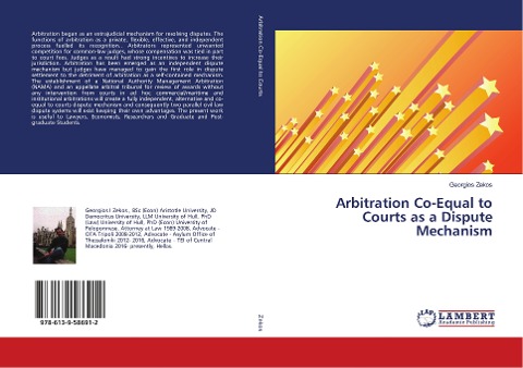 Arbitration Co-Equal to Courts as a Dispute Mechanism