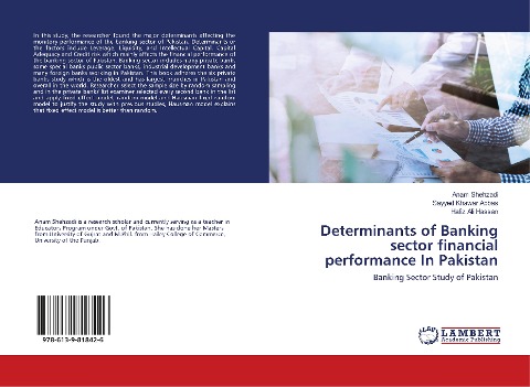 Determinants of Banking sector financial performance In Pakistan: Banking Sector Study of Pakistan