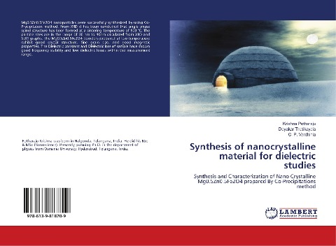 Synthesis of nanocrystalline material for dielectric studies: Synthesis and Characterization of Nano Crystalline Mg0.5Zn0.5Fe2O4 prepared By Co-Precipitations method