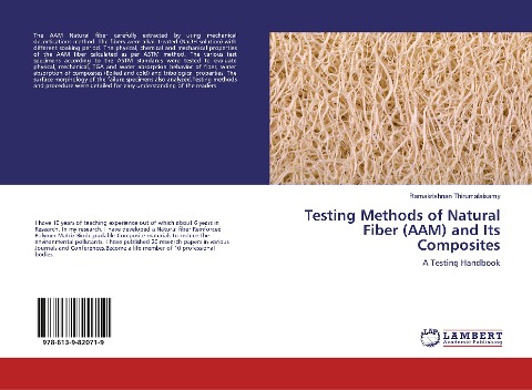 Testing Methods of Natural Fiber (AAM) and Its Composites: A Testing Handbook