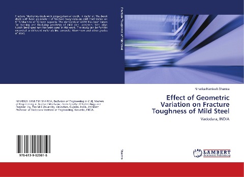 Effect of Geometric Variation on Fracture Toughness of Mild Steel: Vadodara, INDIA