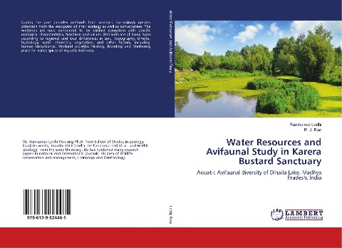 Water Resources and Avifaunal Study in Karera Bustard Sanctuary: Aquatic Avifaunal diversity of Dihaila Lake, Madhya Pradesh, India