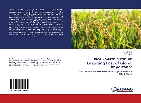 Rice Sheath Mite: An Emerging Pest of Global Importance: Rice Sheath Mite, Steneotarsonemus spinki Smiley- A critical review