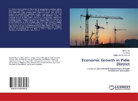 Economic Growth in Pidie District: In view of Government Expenditure, Private Investment and Labor