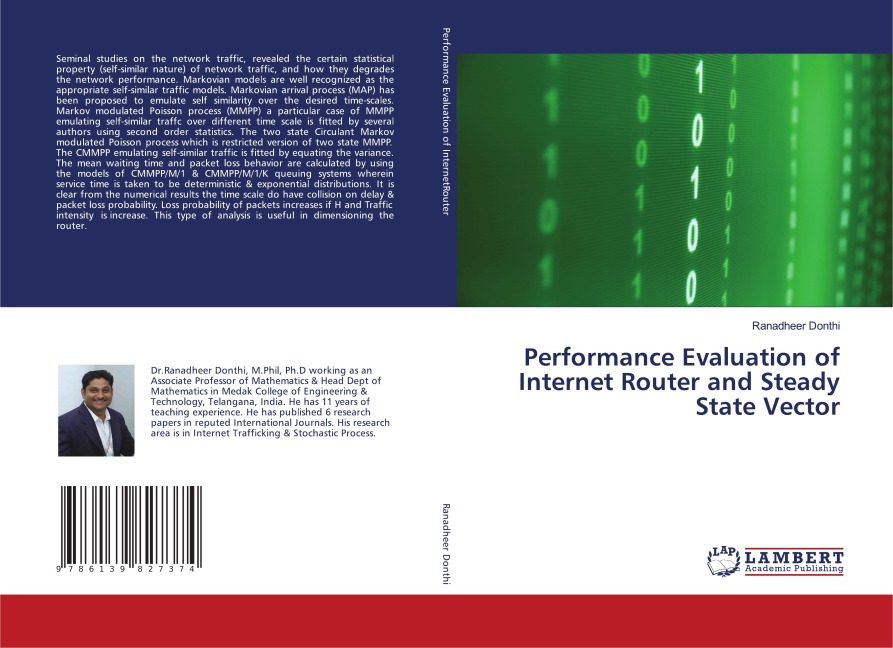 Performance Evaluation of Internet Router and Steady State Vector