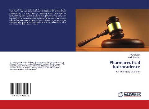 Pharmaceutical Jurisprudence: For Pharmacy students