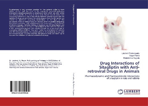 Drug Interactions of Sitagliptin with Anti-retroviral Drugs in Animals: Pharmacodynamic and Pharmacokinetic Interactions of SItagliptin in rats and rabbits