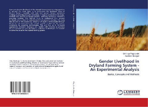 Gender Livelihood in Dryland Farming System - An Experimental Analysis: Basics, Concepts and Methods
