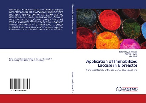 Application of Immobilized Laccase in Bioreactor: from Local Isolate of Pseudomonas aeruginosa SR3