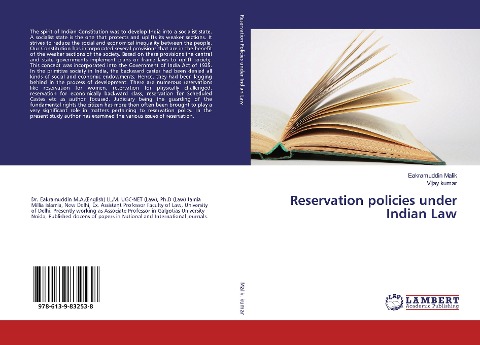 Reservation policies under Indian Law