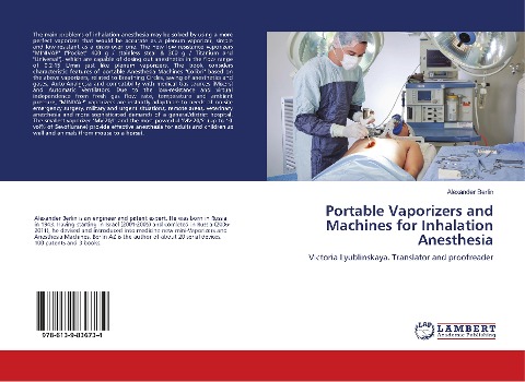 Portable Vaporizers and Machines for Inhalation Anesthesia: Victoria Lyublinskaya. Translator and proofreader