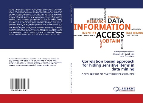 Correlation based approach for hiding sensitive items in data mining: A novel approach for Privacy Preserving Data Mining