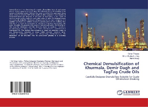 Chemical Demulsification of Khurmala, Demir Dagh and TagTag Crude Oils: Carefully Designed Demulsifiers Suitable for Crude Oil emulsion Breaking