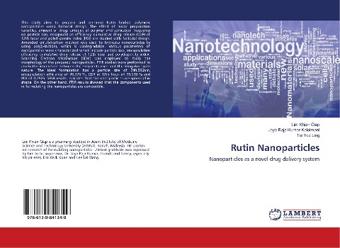 Rutin Nanoparticles: Nanoparticles as a novel drug delivery system