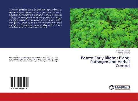 Potato Early Blight : Plant, Pathogen and Herbal Control