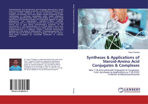 Syntheses & Applications of Steroid-Amino Acid Conjugates & Complexes: New 11¿-AminoSteroid Conjugates & Complexes: From Syntheses to Applications as 11¿-HSD2 inhibitors & Metallosurfactants